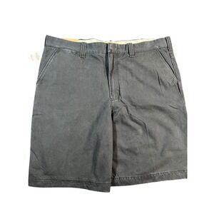 NWT Vintage Y2K OLD‎ NAVY Loose Khakis Shorts Mens 42 Black 2006 Flat Front